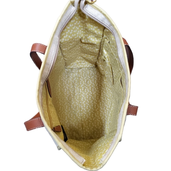 Fossil Polka Dot Canvas Tote - Picture 15 of 16